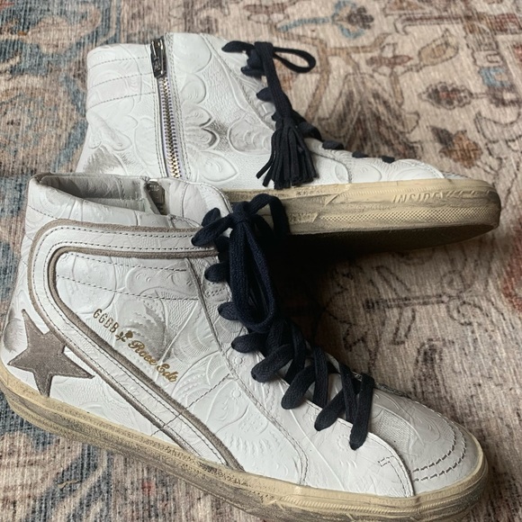 Golden Goose Santa Fe White Flower - Picture 6 of 8